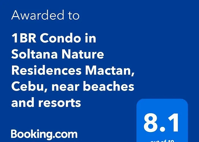 1br In Soltana Nature Residences Mactan, Cebu, Near Beaches And Lapu-Lapu City